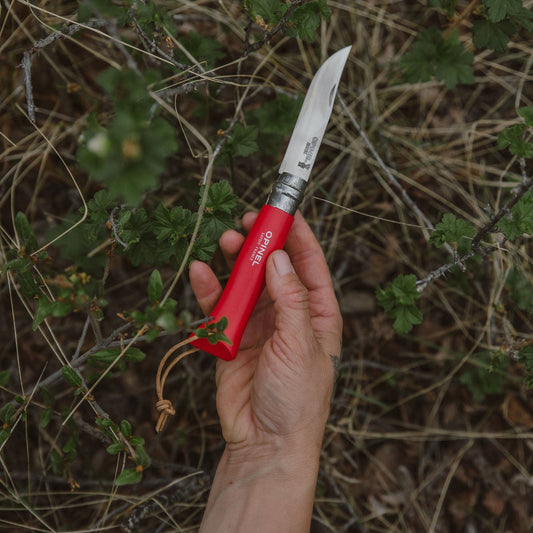 Bushwhacker Red Opinel Knife